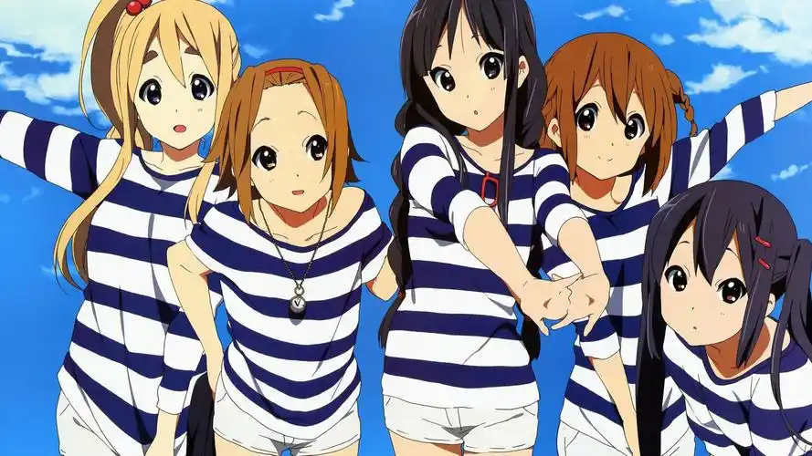 日漫《轻音少女》卡通美女图片桌面壁纸