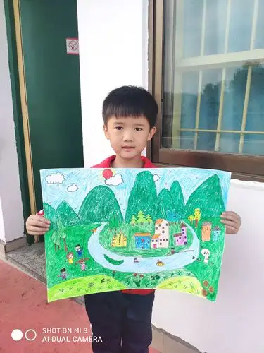 "诗画绿水青山,绘就两型湘潭"主题书法绘画大赛 二年级学生作品展示