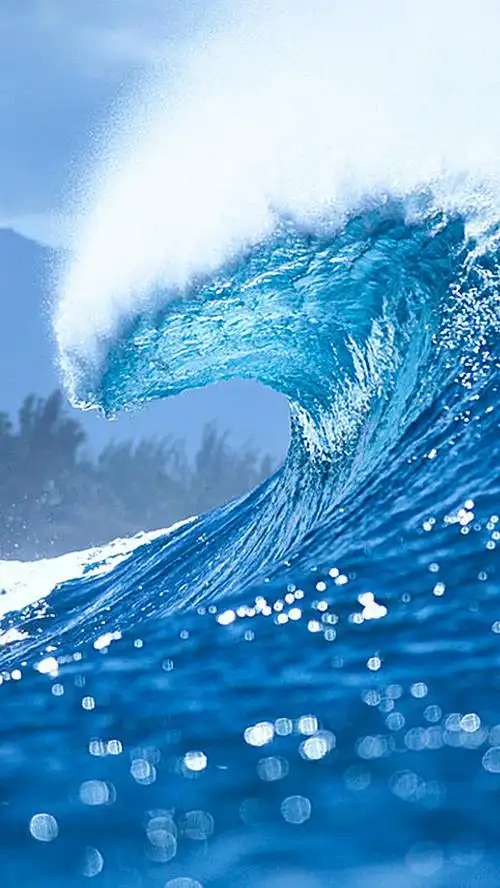 浪花浪海h5背景素材