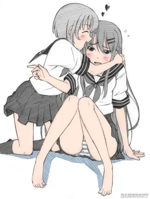 二次元激萌百合诱人kiss图赏