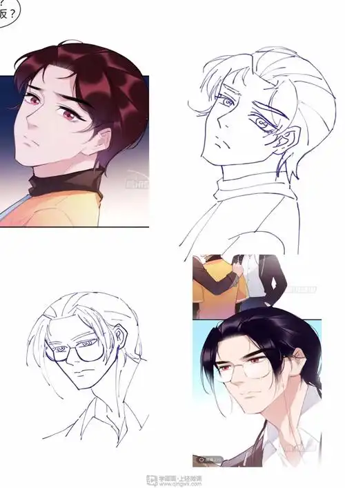 古风插画嘴巴的基本画法