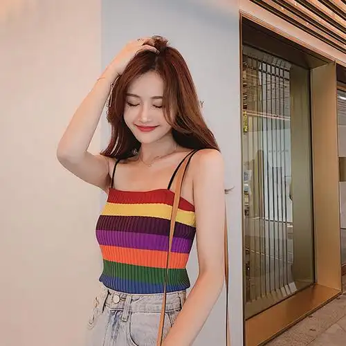 泫雅风吊带背心你也可以做性感小野马02