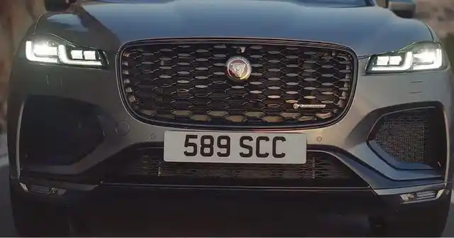 jaguar捷豹车标是个豹子头