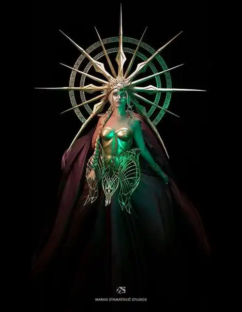 serbian photographer brings slavic goddesses vesna a