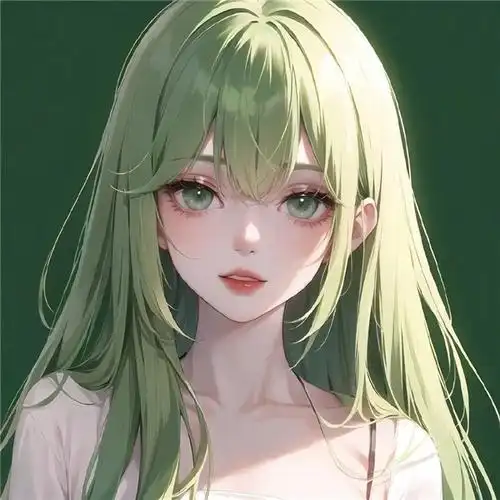 手绘浪漫小清新动漫女生头像图片