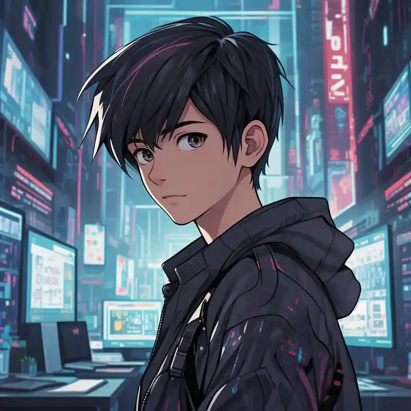 赛博朋克风头像99科技感十足 科技与冷酷的完美结合,这就是赛博朋克