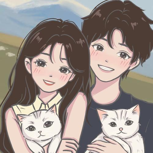 q版手绘头像定制卡通头像漫画人物绘画情侣卡通形象设计动漫制作