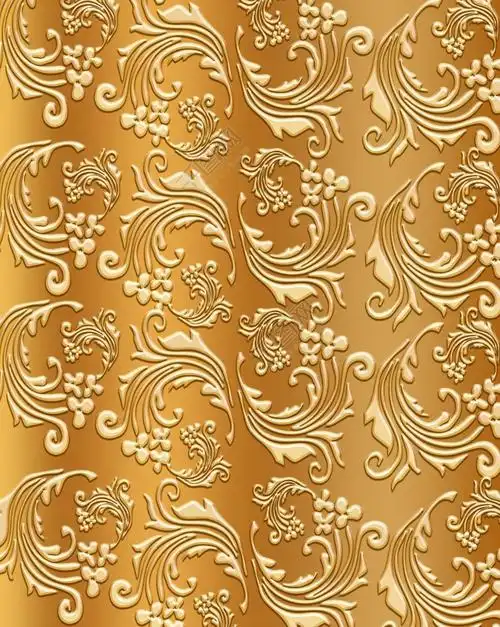 金色花纹