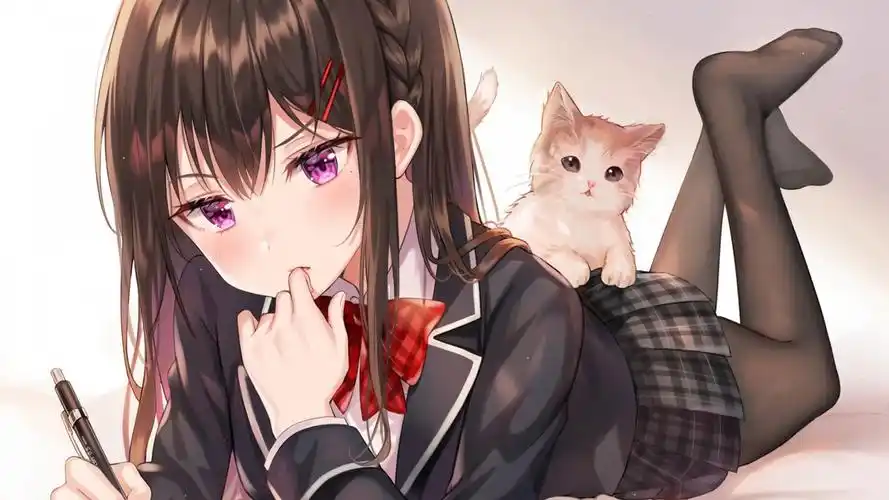 甜美动漫女生壁纸37