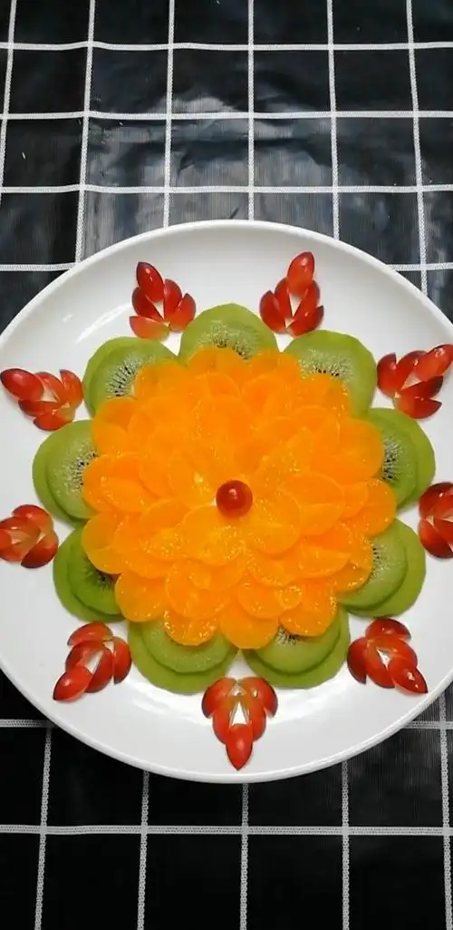 美食#简单易学的水果拼盘