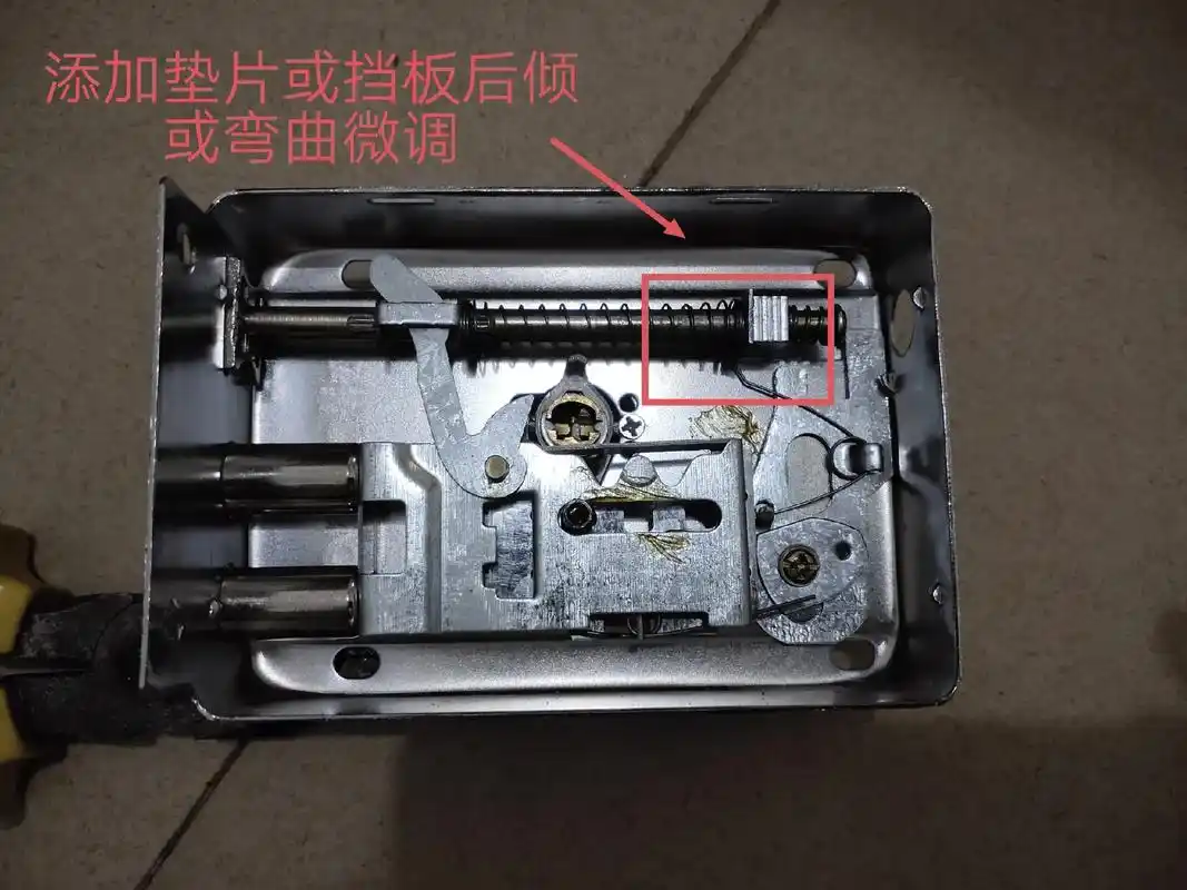 58型插芯门锁内部结构图 - 抖音