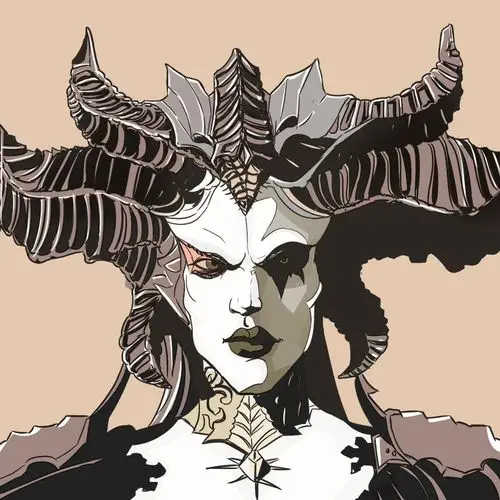 就这样画了个莉莉丝_卡迪安城邦_凯恩之角_暗黑破坏神3论坛_夺魂之镰