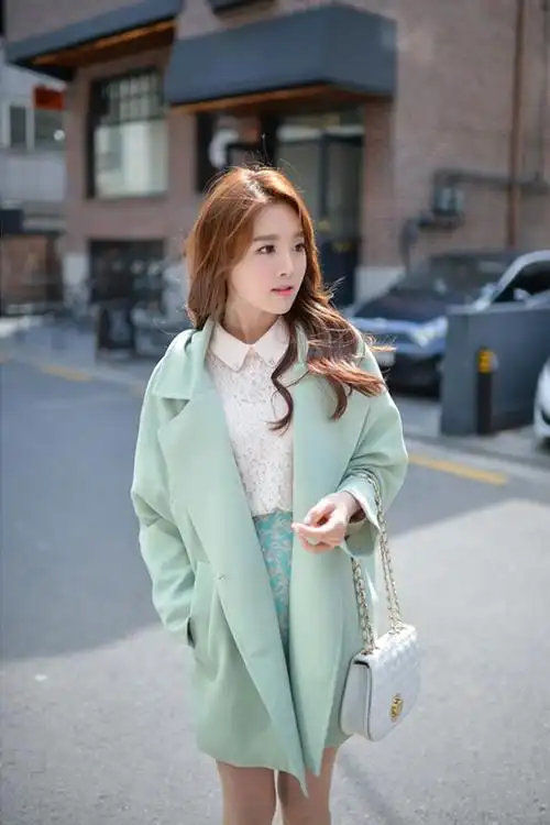 新款韩国休闲风衣女外套