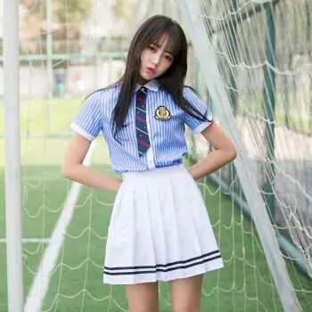 夏季校服套装学院风韩国毕业照班服初中高中学生韩版潮校园jk制服