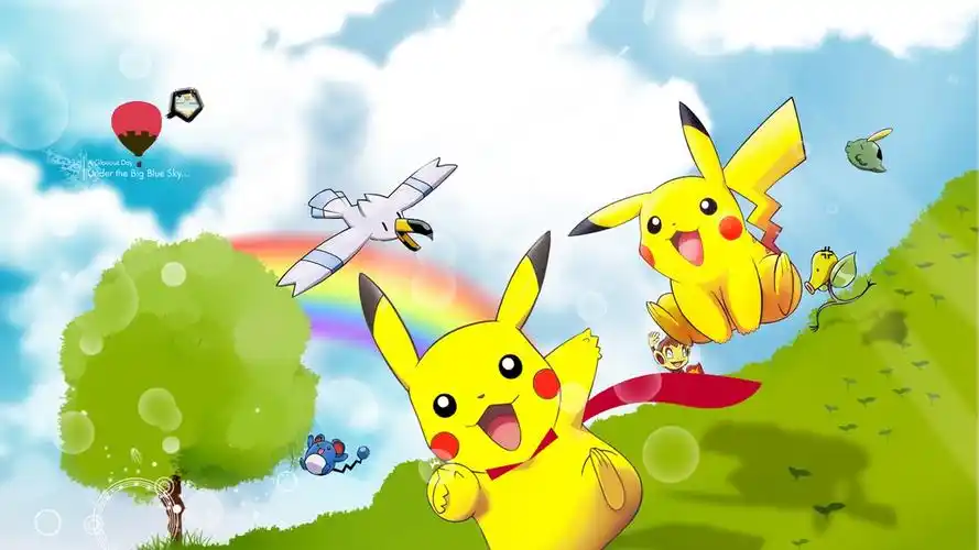 皮卡丘可爱壁纸_动漫壁纸_墨鱼部落格