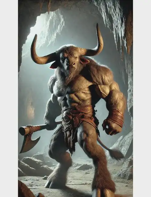 🐂👥 牛头人传说揭秘 🐂👥 牛头人,这一神秘生物,在神话和