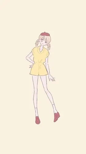 简单 清新 可爱 手绘 卡通 动漫 二次元 萌系 清新 插画 女孩 森系