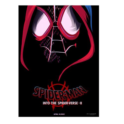 美国漫威最新电影海报贴画漫威蜘蛛侠:纵横宇宙平行宇宙海报贴画