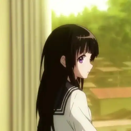 冰菓# 自截 | 千反田爱瑠 | 拿图留言 . 来自小仙儿de图 - 微博