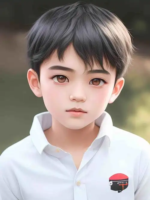 肖像创作|糟糕!被这卡通男孩吸引了