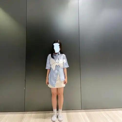 158 100斤微胖梨形穿搭|这抹蓝真yyds!