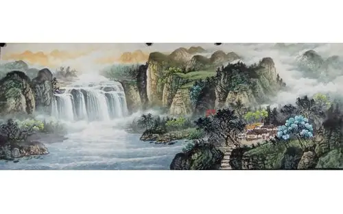 小六尺山水_山水_国画_装饰作品_藏画网_中国书画交易网_画廊和艺术家