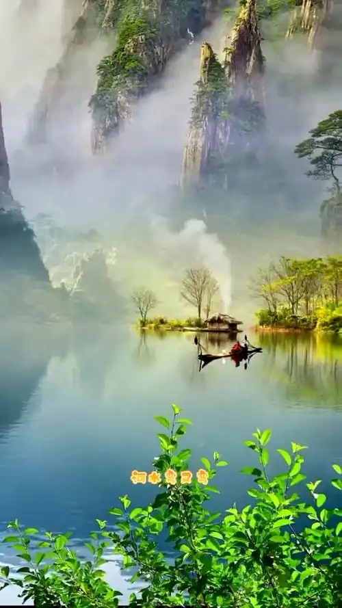 视频转载及分享:山清水秀好风景,不错不错!