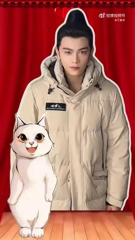 丁禹兮一比一复刻猫咪洗澡了