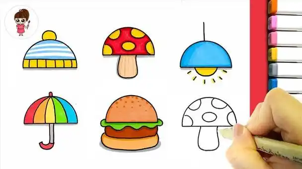 简笔画之乌龟一个圆的100种简笔画圆形扇子图片有关圆形的物品简笔画