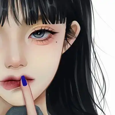 动漫女头霸气十足2022 暗黑系黑白高冷御姐动漫女头_动漫头像_美头网