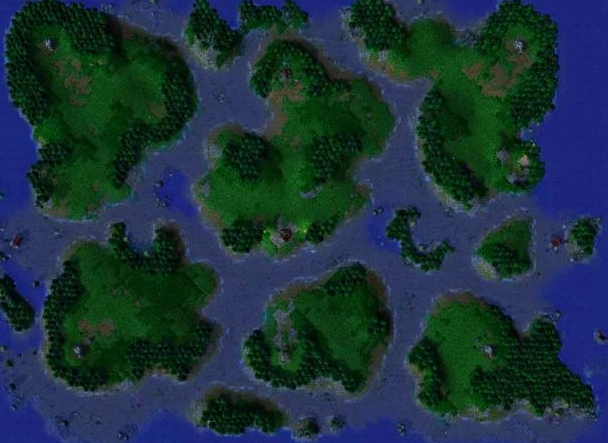 魔兽争霸3游戏里最经典的地图玩家很痴迷换张图就不会打了