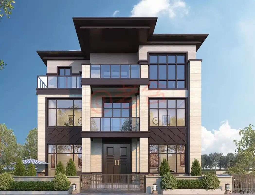 11*11米农村三层新中式别墅,造价仅20万就能建,你真想错过它?