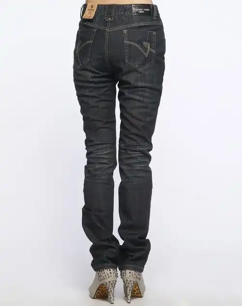 黑灰色休闲牛仔长裤1