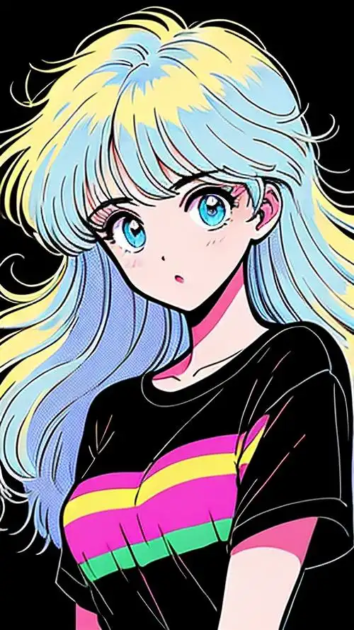 女生高冷壁纸,冷酷的眼神如雪般纯净❄️👀