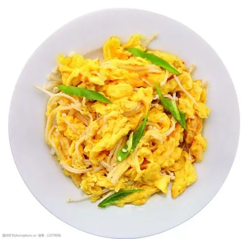 关键词:金针菇炒鸡蛋 金针菇 炒鸡蛋 酒店菜品 菜单 菜品 传统美食