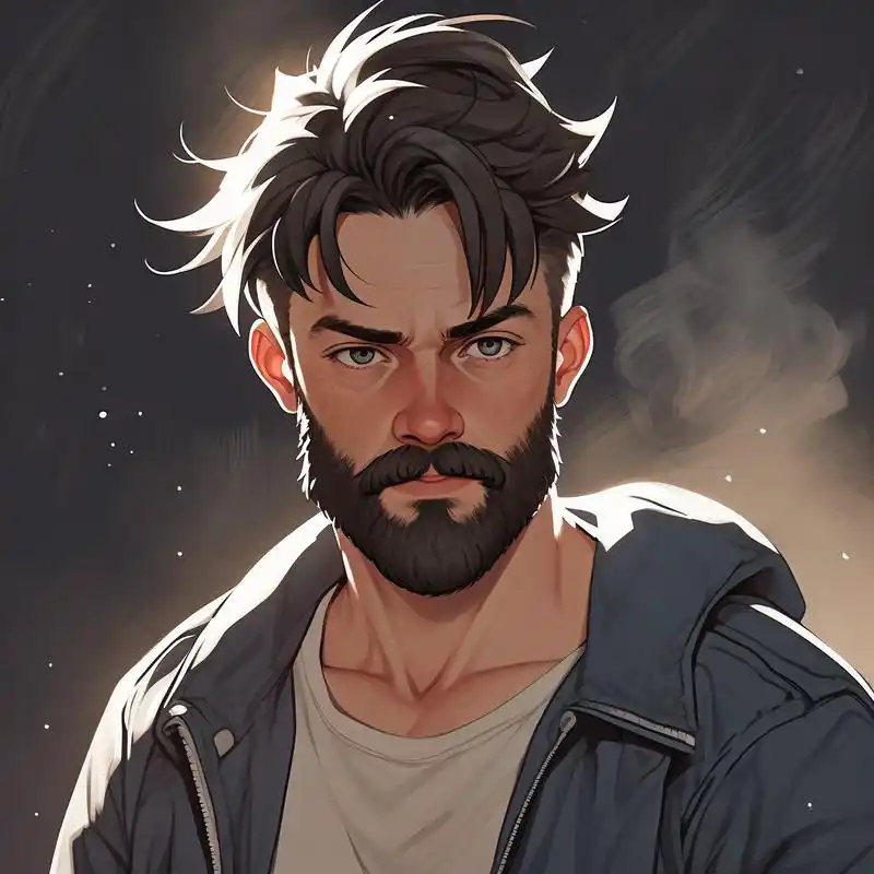 98 霸气胡子男头像精选 胡须是男人的魅力标志之一,它代表着力量与