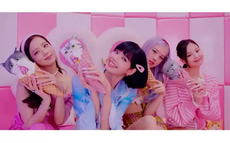 black pink / ice cream 最新mv 每一帧都可以截图做屏保 太美啦!