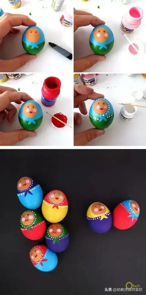儿童鸡蛋手工制作大全,20个趣味鸡蛋手工