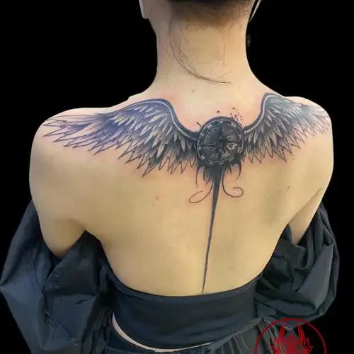 天使的翅膀_纹身吧社区 - 纹身大咖