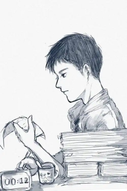 顾飞飞视角,飞飞寸头太难画了,我要研究一下