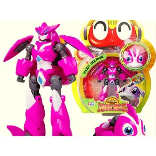 【优品】正版快乐酷宝2蛙王猩猩战狼海豚飞翔雷霆战宝合体变形机器人