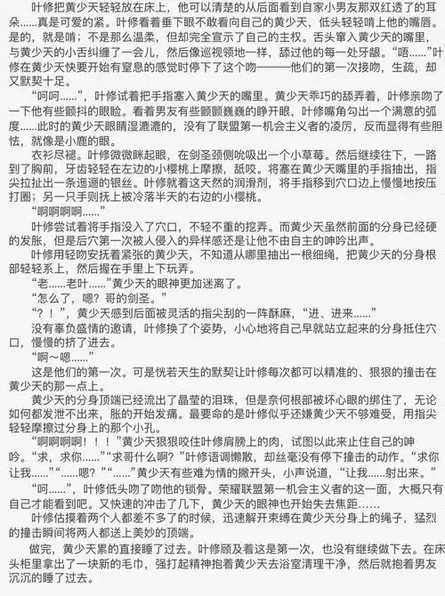 《【叶黄/19h】荣耀女神属于所有人,你只属于我》配套