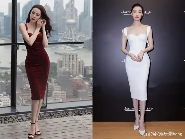 同样拥有好身材的迪丽热巴倪妮,穿上同款礼服后,谁出众一目了然