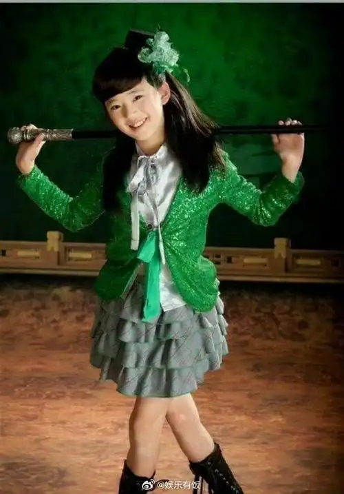 赵露思童年写真旧照##小饭考古