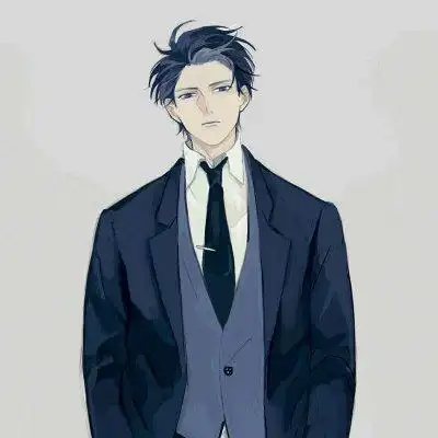 高冷男生侧脸帅气头像图片 - 动漫头像 - 潮人个性网