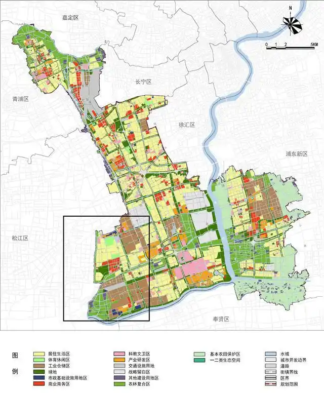 上海市闵行区马桥镇残余的农村:西南角要保留,沿黄浦江会有变化