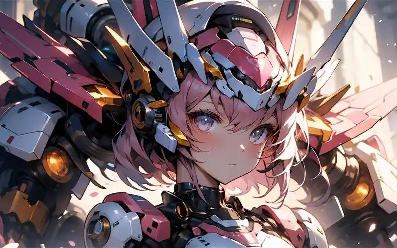 粉色战姬登场 ai绘画 二次元 动漫 战姬