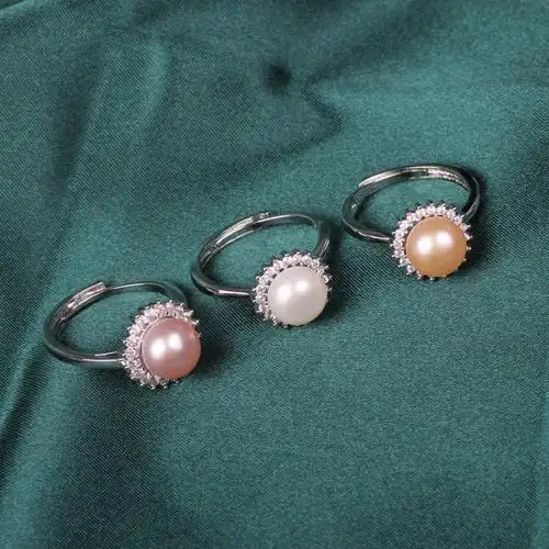 珍珠微镶戒指图片-海量高清珍珠微镶戒指图片大全 - 阿里巴巴