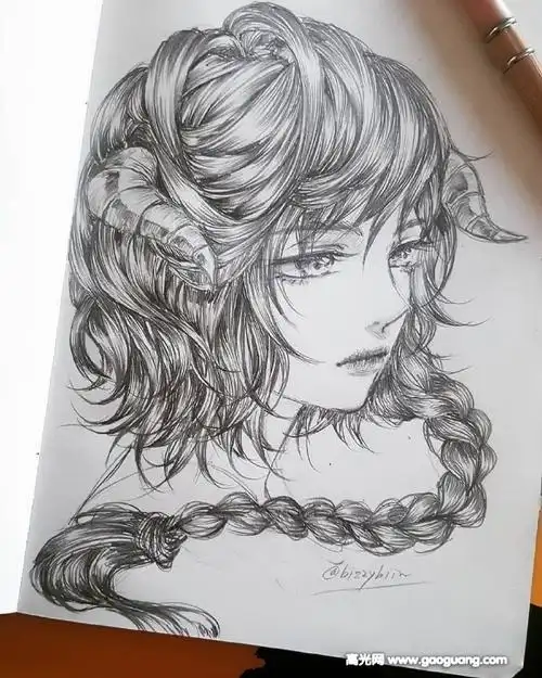 铅笔画  动漫人物真的是很常见,现在越来越多的00后想要学画动漫人物