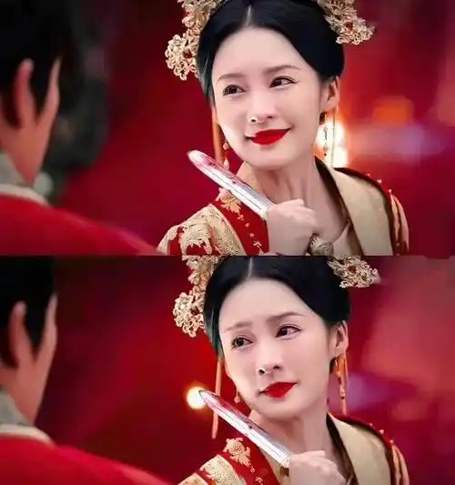 原创李沁古装红衣造型太绝了艳若桃李美得让人窒息